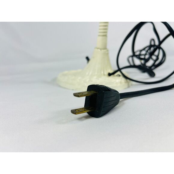 Vintage Art Deco Cast Iron Gooseneck Lamp 1930's Needs Wiring - Picture 8 of 8